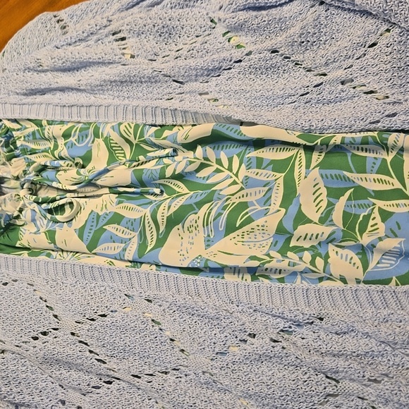 Staccato Light Blue Open Knit Cardigan - Picture 5 of 5